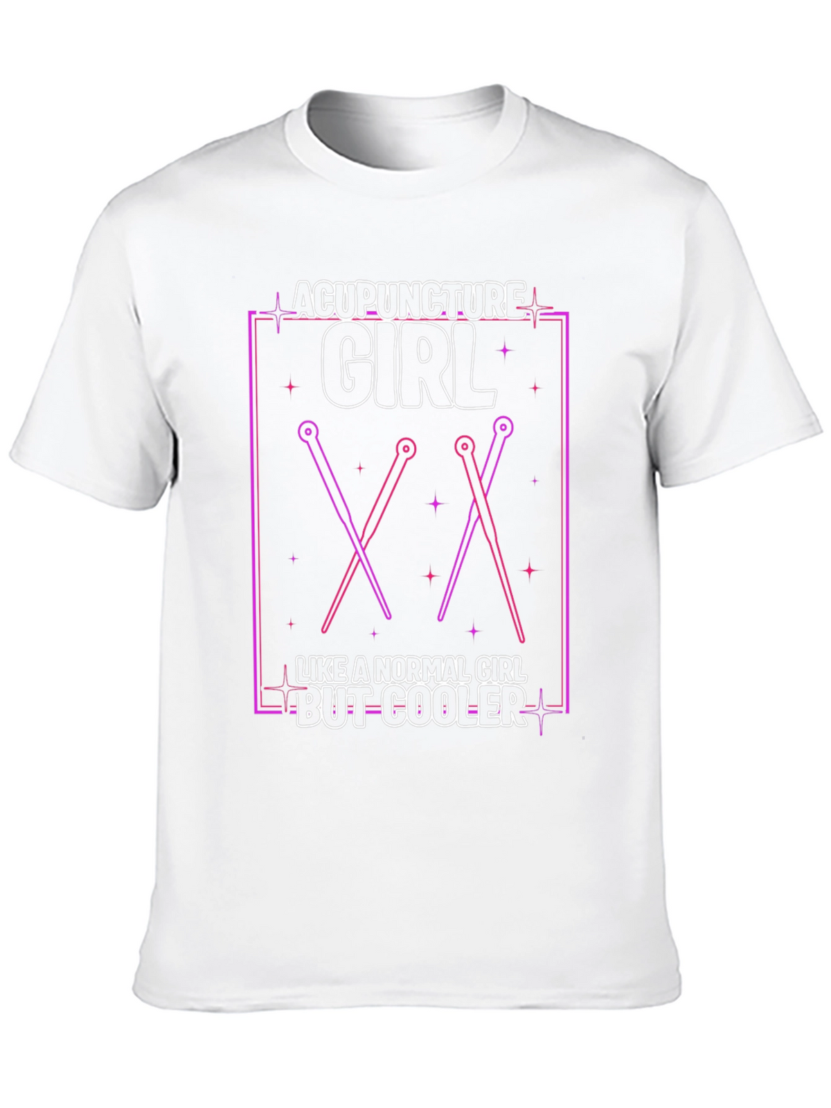 Acupuncture Girl T-Shirt - Cool Therapist Design