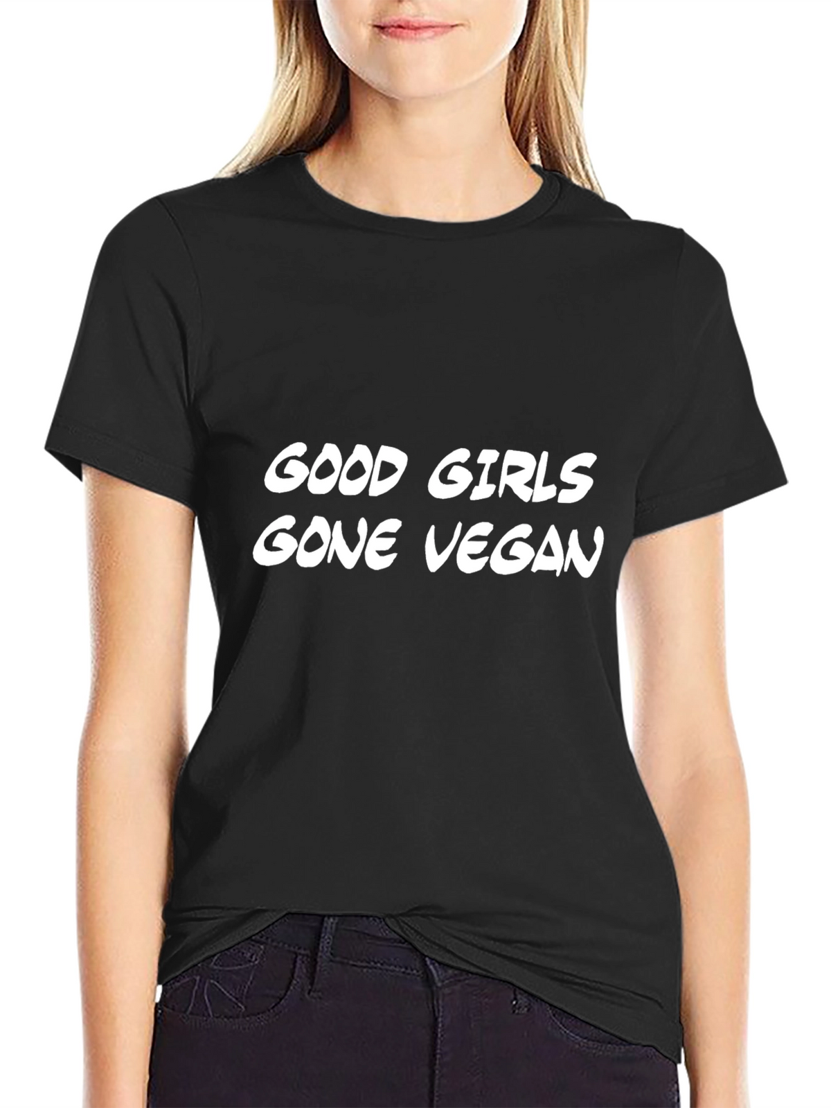 Good Girls Gone Vegan Black T-Shirt
