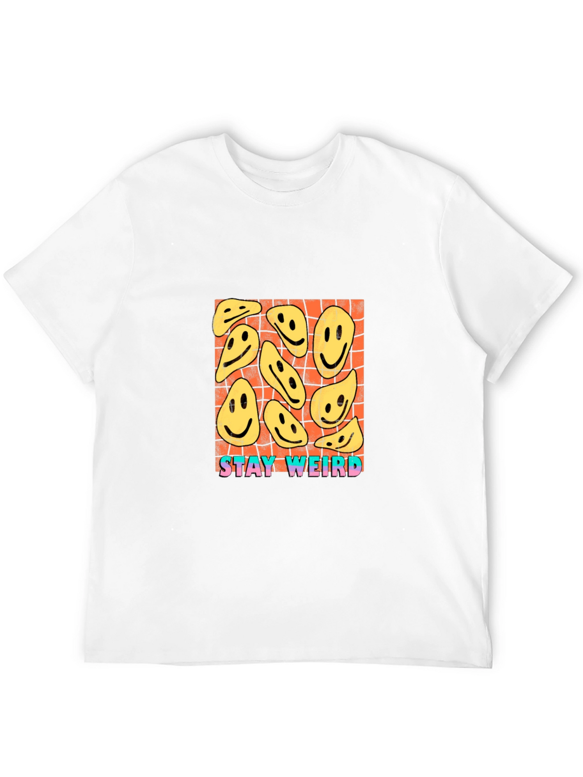 Stay Weird Graphic Tee - Black Cotton T-Shirt