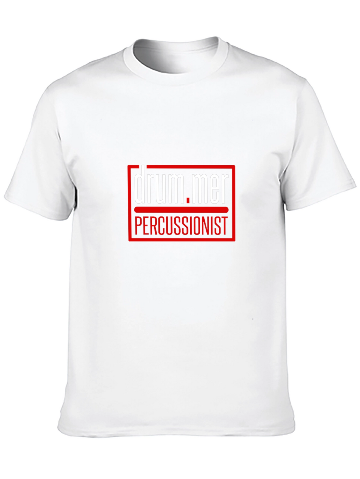 Drummer Percussionist Black Graphic T-Shirt