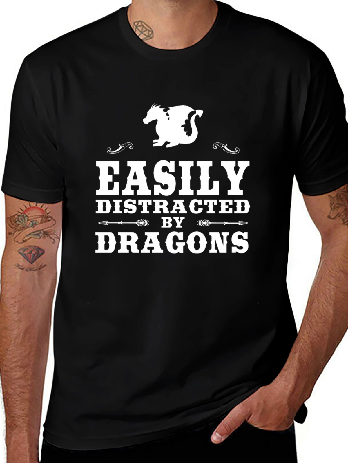 Easily Distracted By Dragons T-Shirt