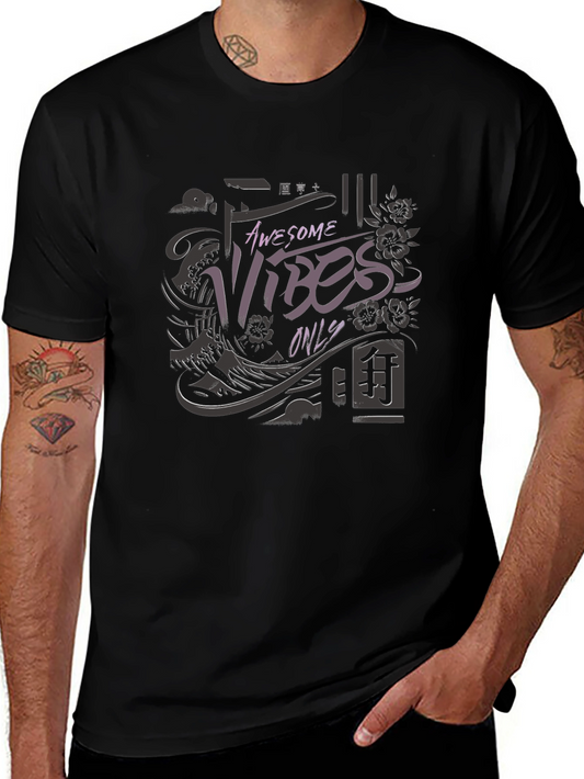 Awesome Vibes Only Graphic T-Shirt