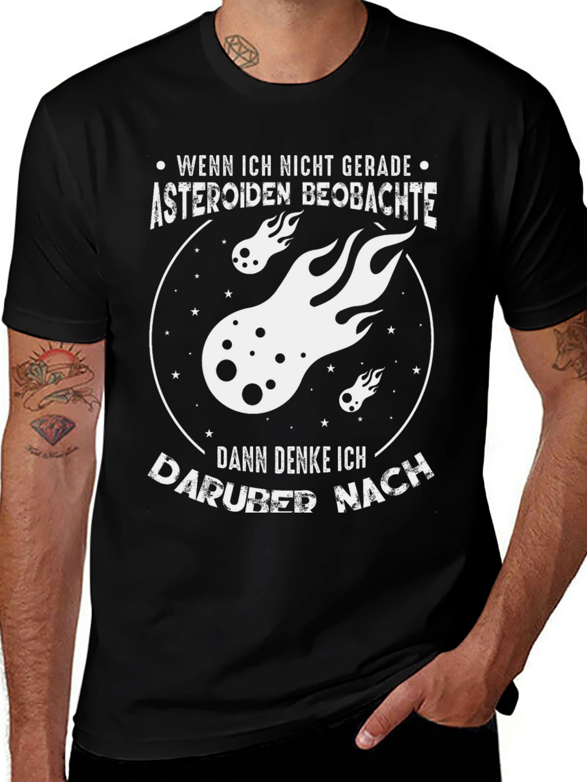 Asteroid Observer T-Shirt - Unique Design