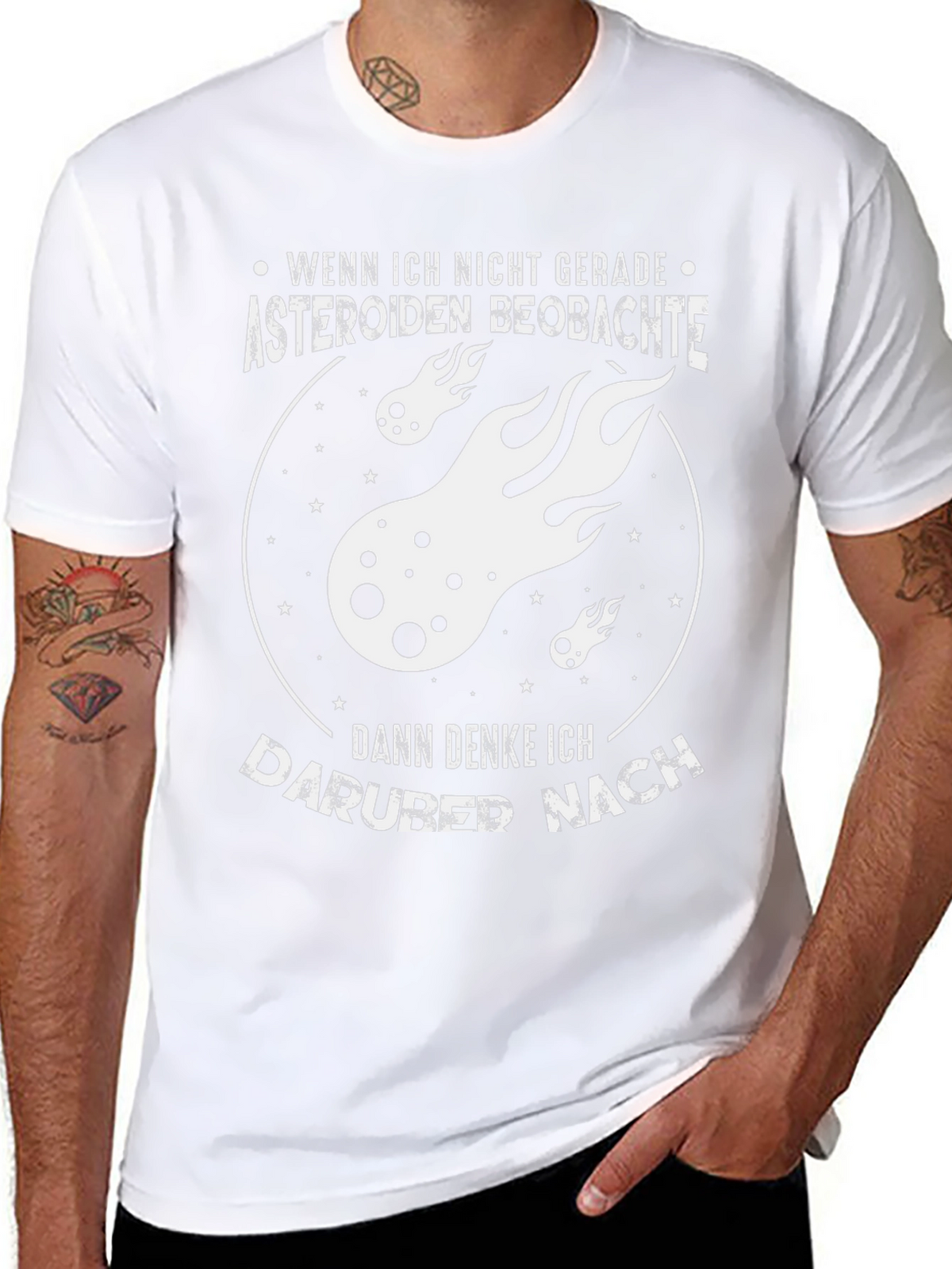 Asteroid Observer T-Shirt - Unique Design