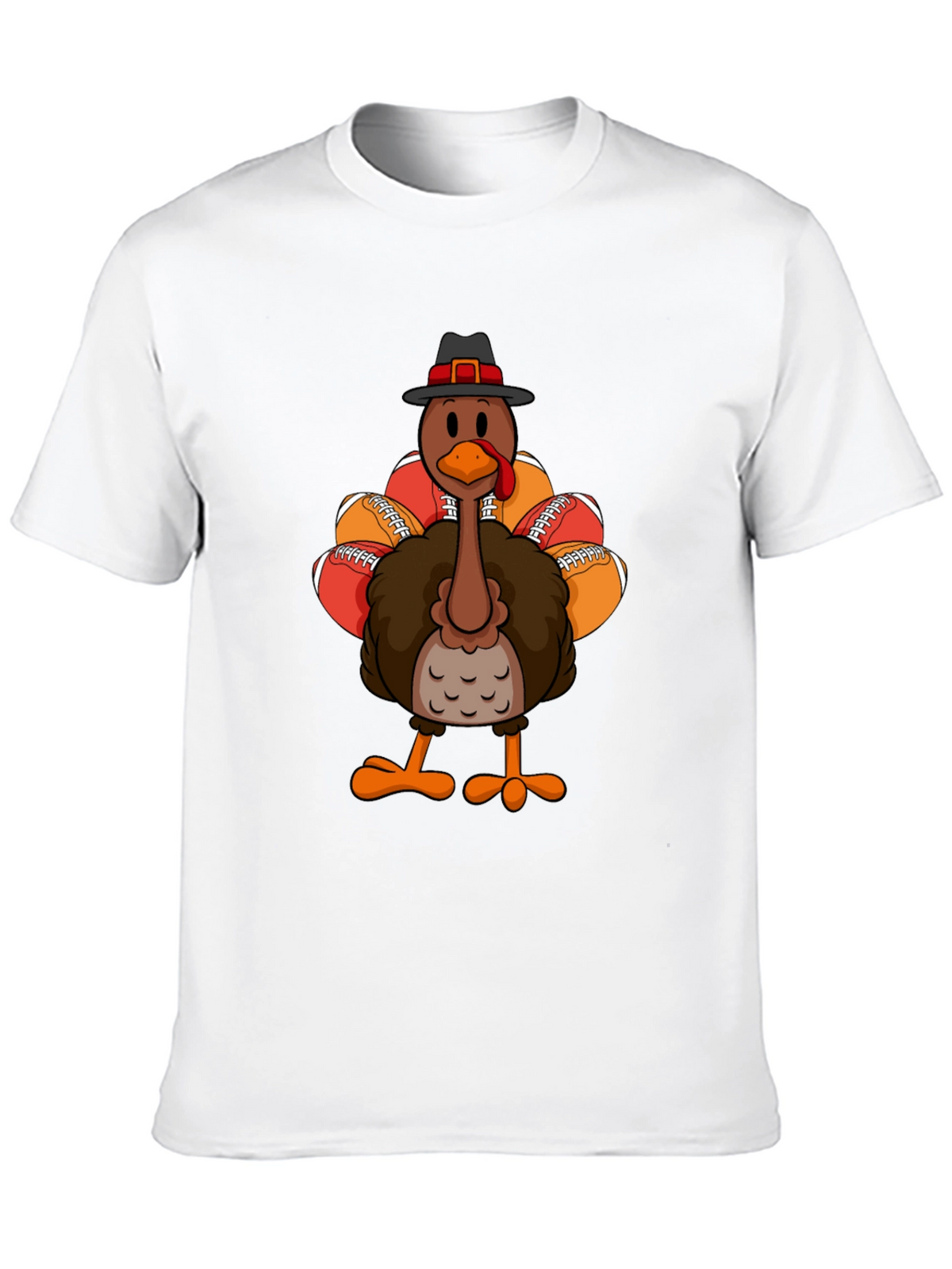 Thanksgiving Football Turkey T-Shirt