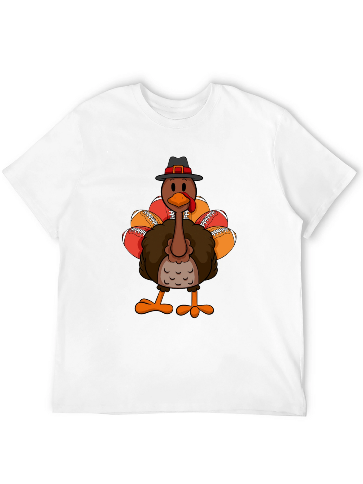 Thanksgiving Football Turkey T-Shirt