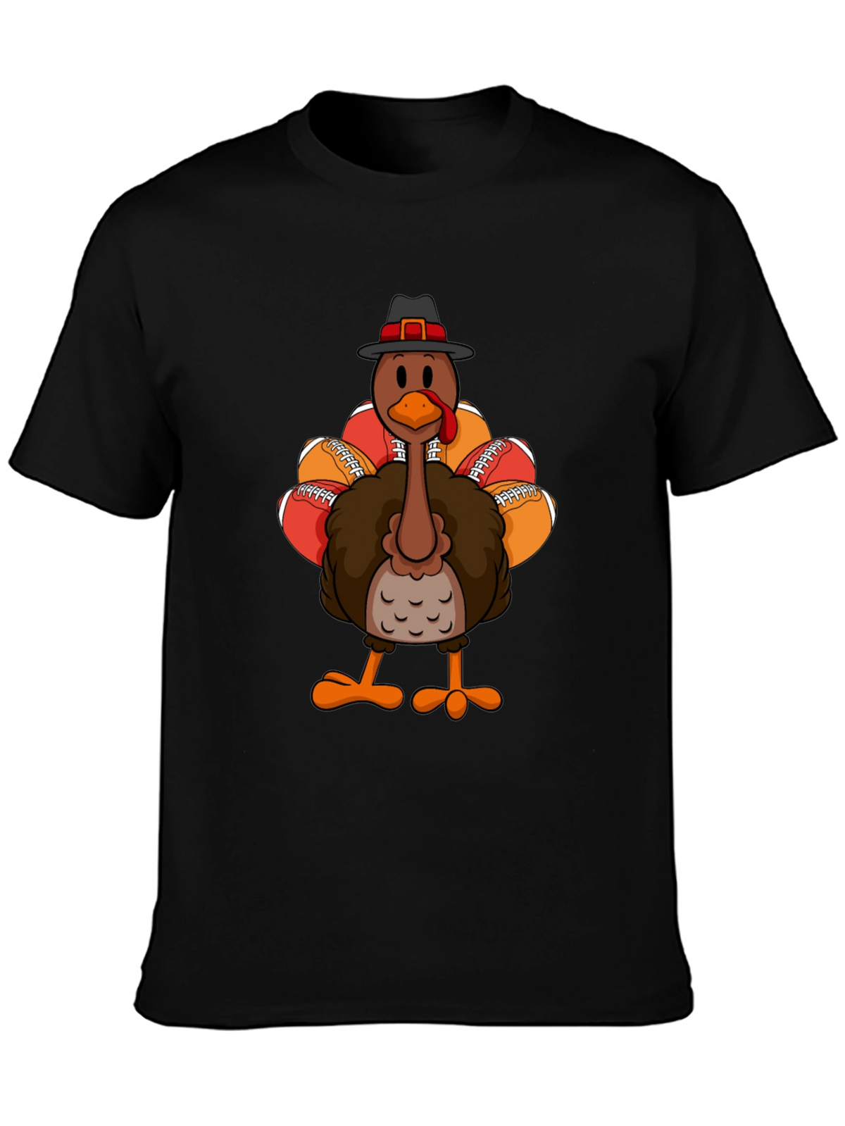 Thanksgiving Football Turkey T-Shirt
