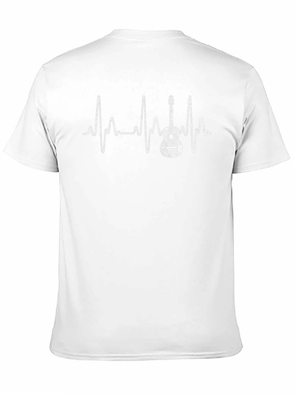 Guitar Heartbeat Graphic Tee - Musician T-Shirt