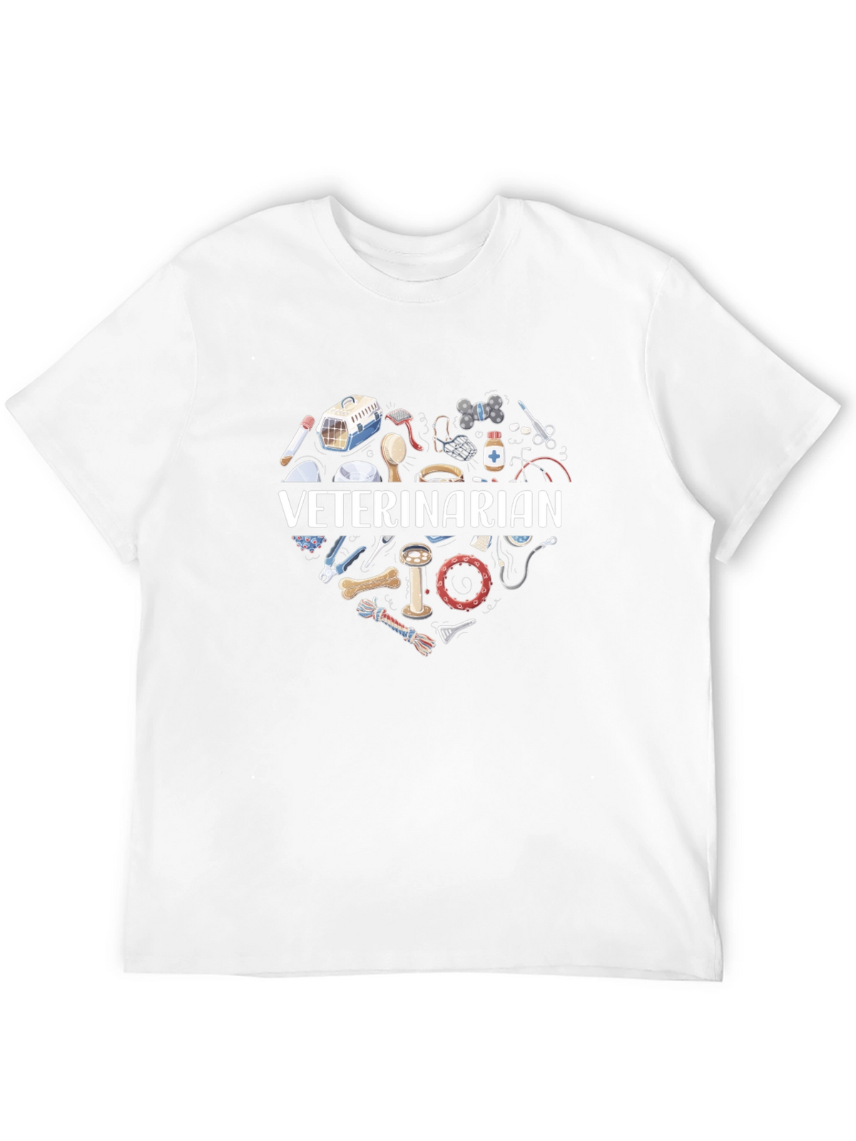Veterinarian Heart Graphic T-Shirt