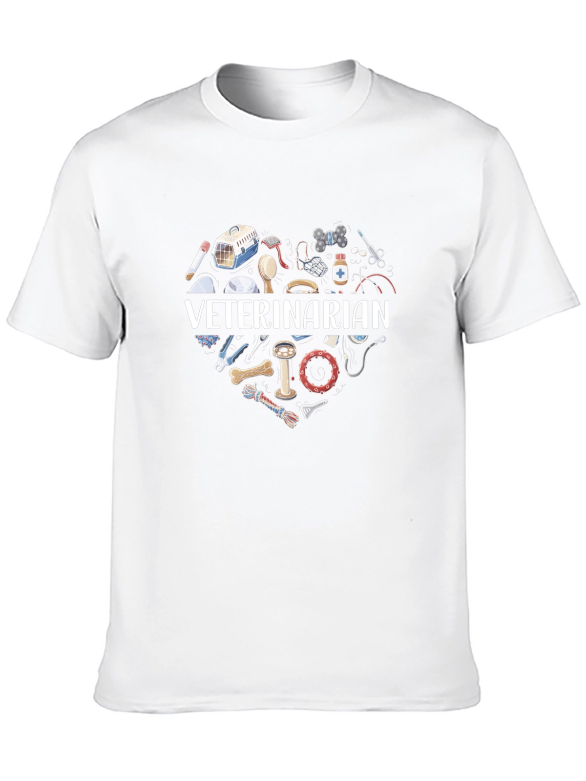 Veterinarian Heart Graphic T-Shirt