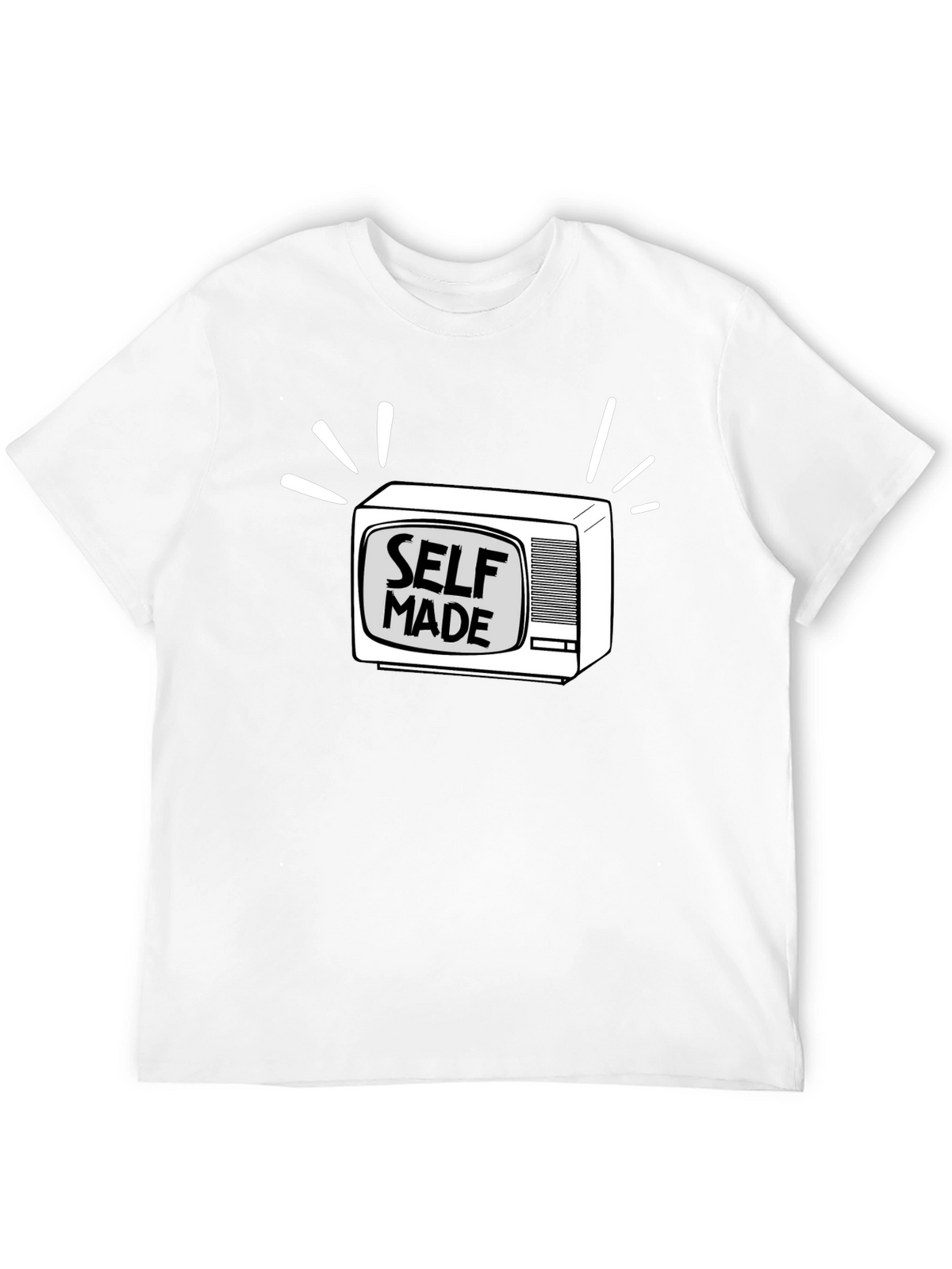 Self Made TV Graphic Tee - Stylish & Comfy