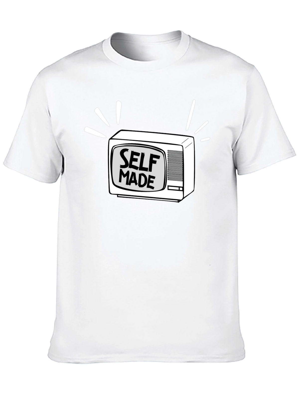 Self Made TV Graphic Tee - Stylish & Comfy