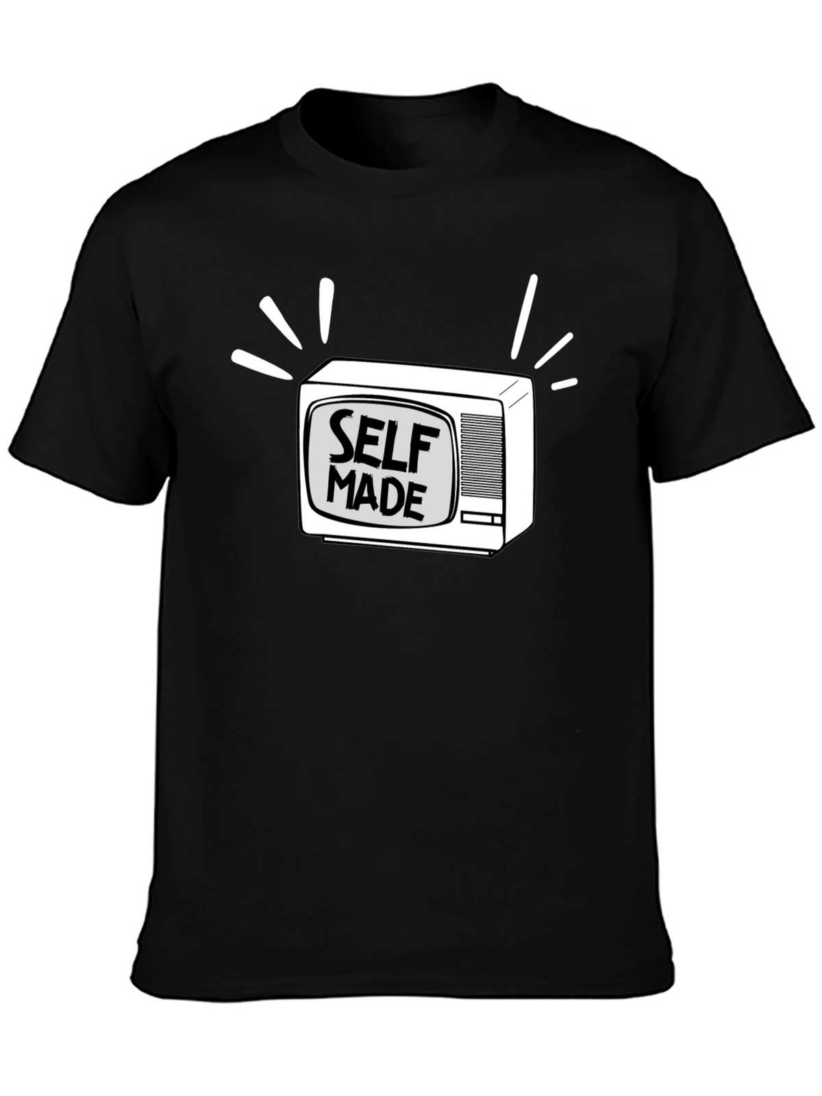 Self Made TV Graphic Tee - Stylish & Comfy