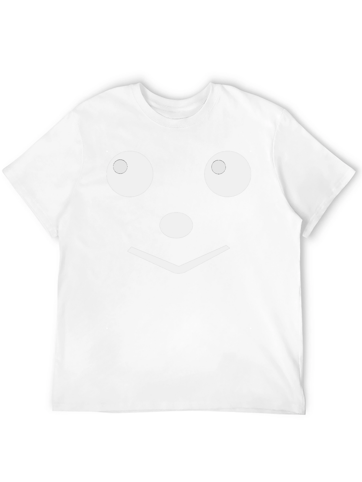 Funny Face Graphic Tee - Black Cotton Shirt