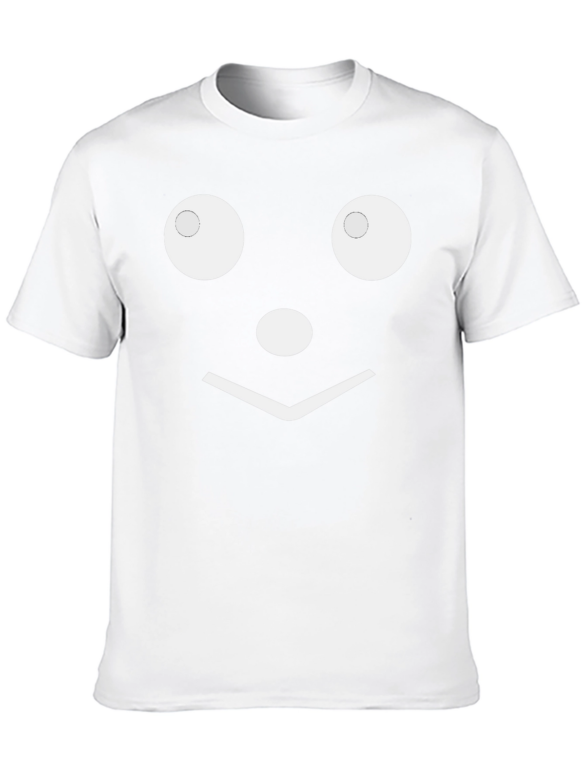 Funny Face Graphic Tee - Black Cotton Shirt