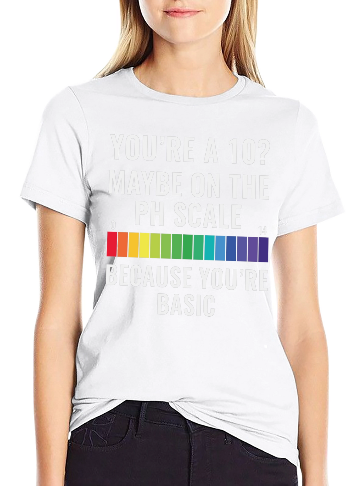 Youre a 10? PH Scale Basic Mens Graphic T-Shirt