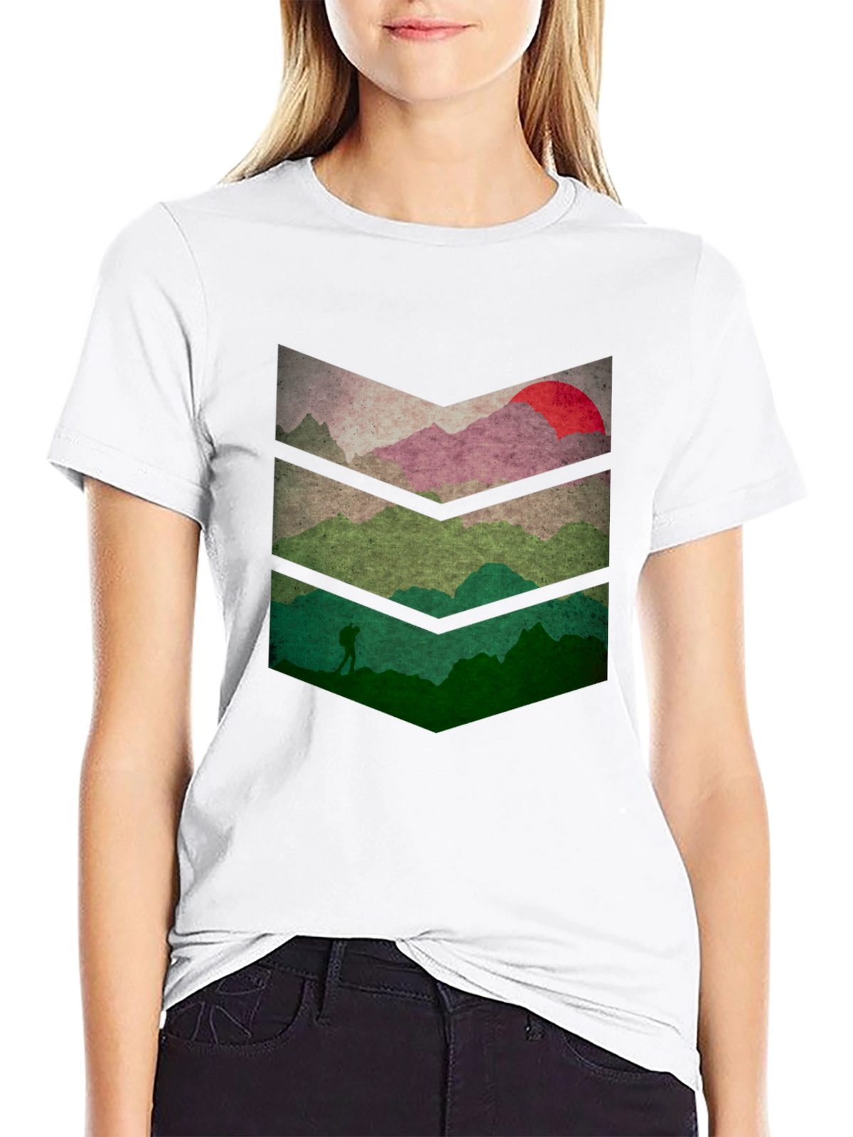 Mountainscape Graphic Tee - Nature Adventure Shirt