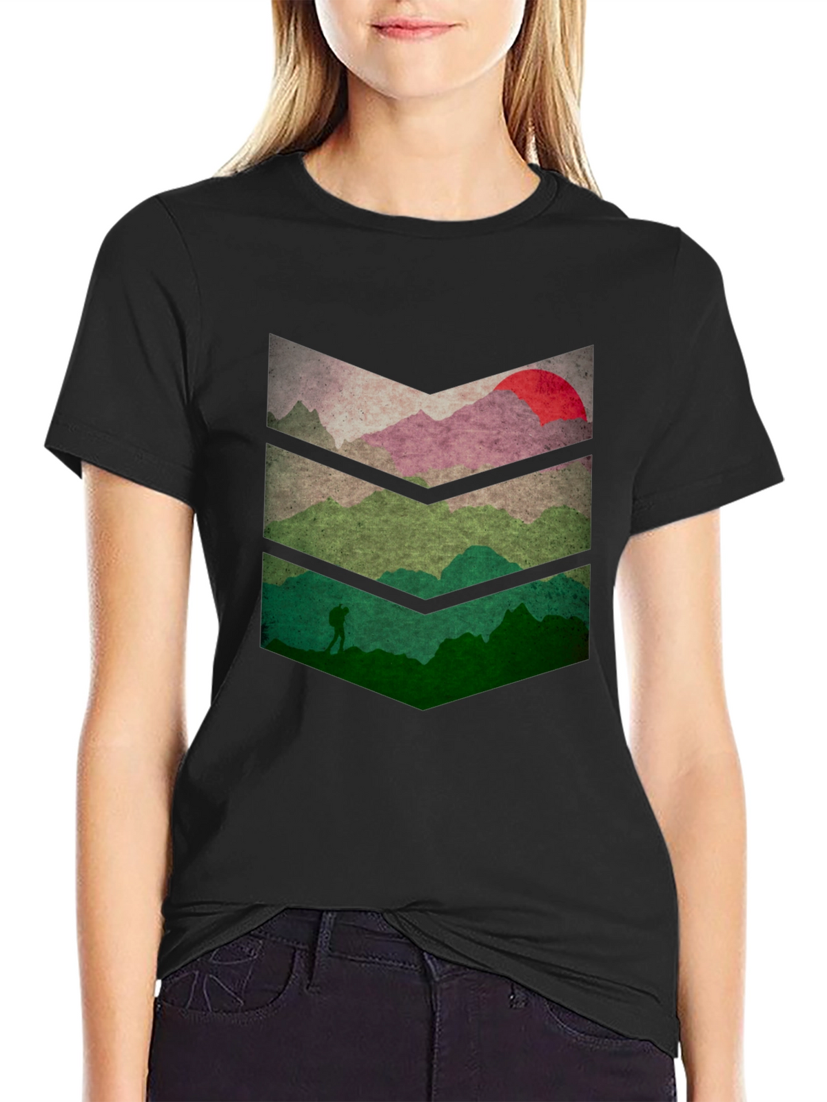Mountainscape Graphic Tee - Nature Adventure Shirt