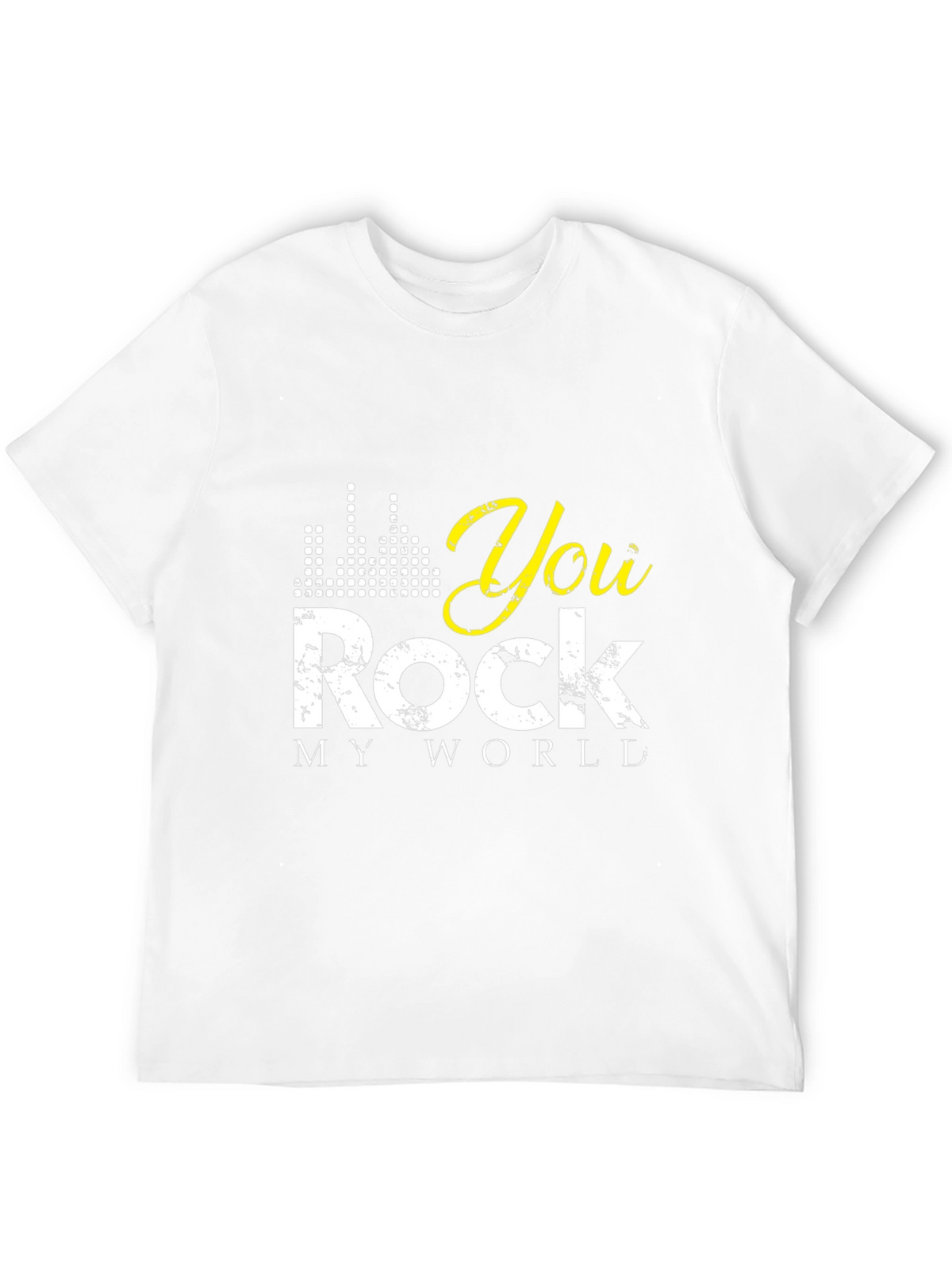 You Rock My World Black Graphic Tee