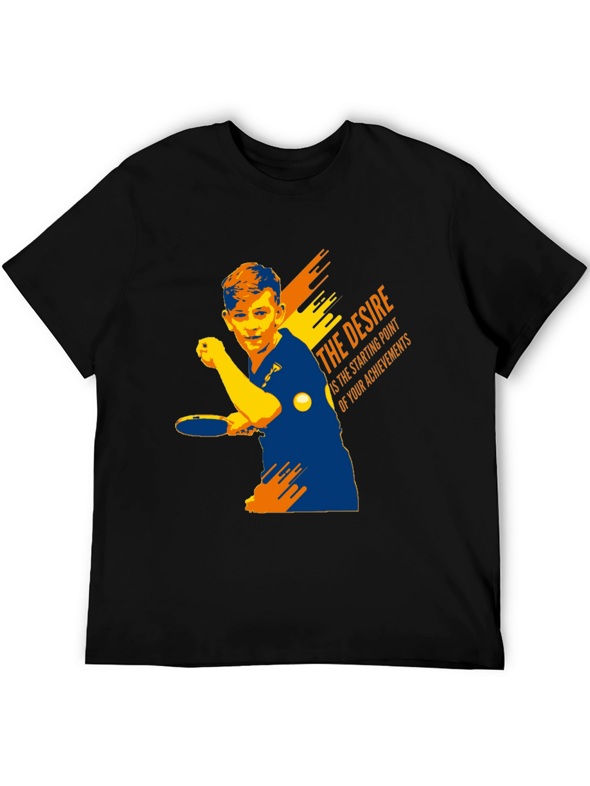 Table Tennis Player Graphic T-Shirt