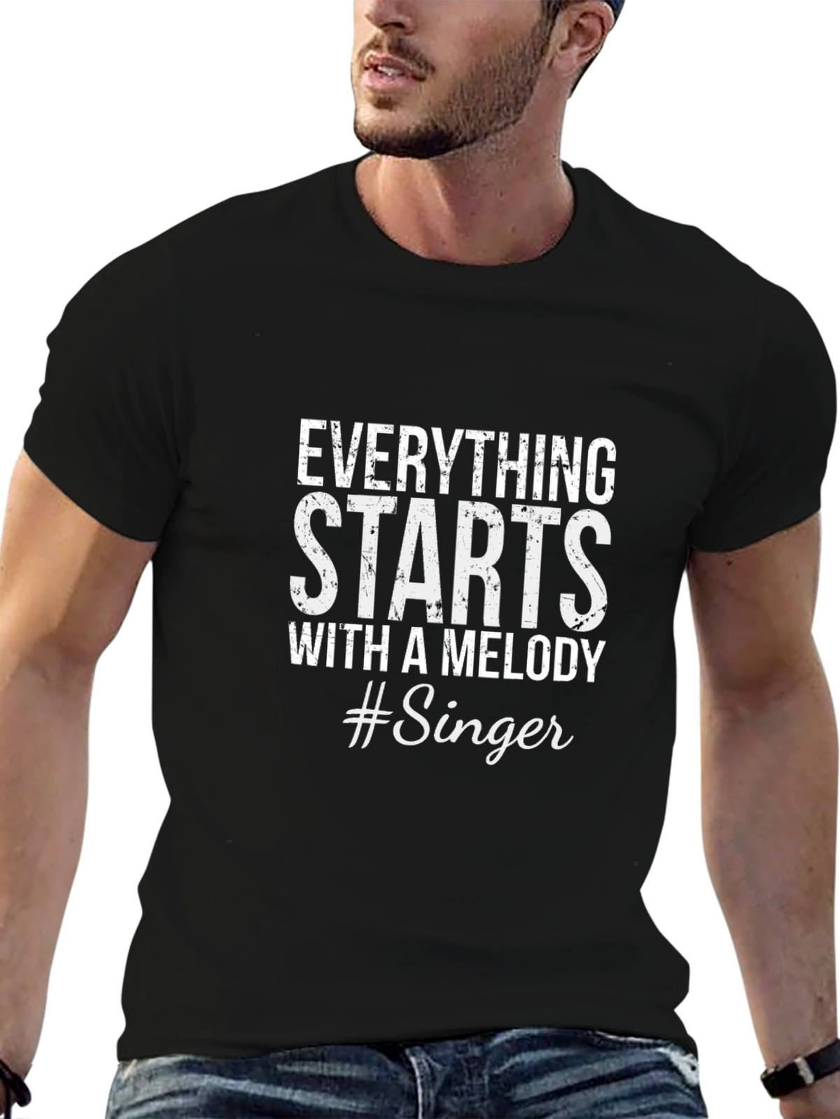 Everything Starts With A Melody #Singer Tee