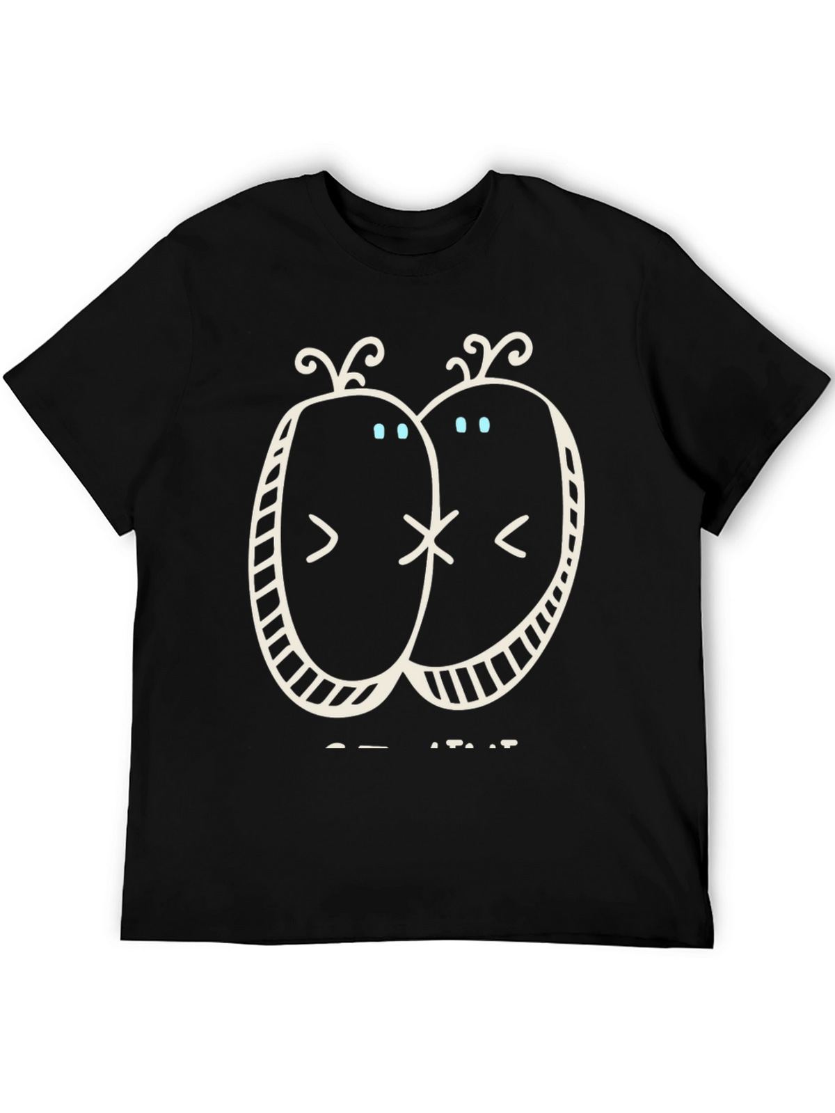 Whimsical Cartoon Bird Graphic T-Shirt
