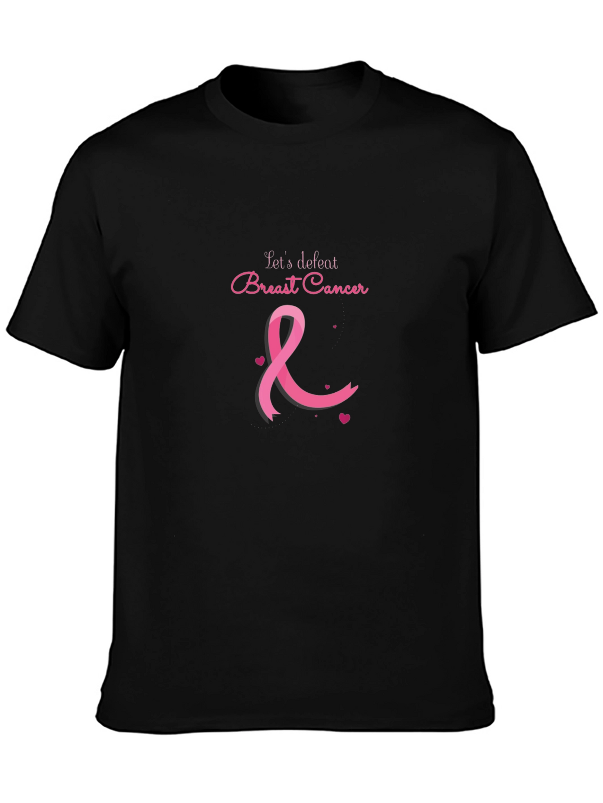 Breast Cancer Awareness T-Shirt - Lets Defeat