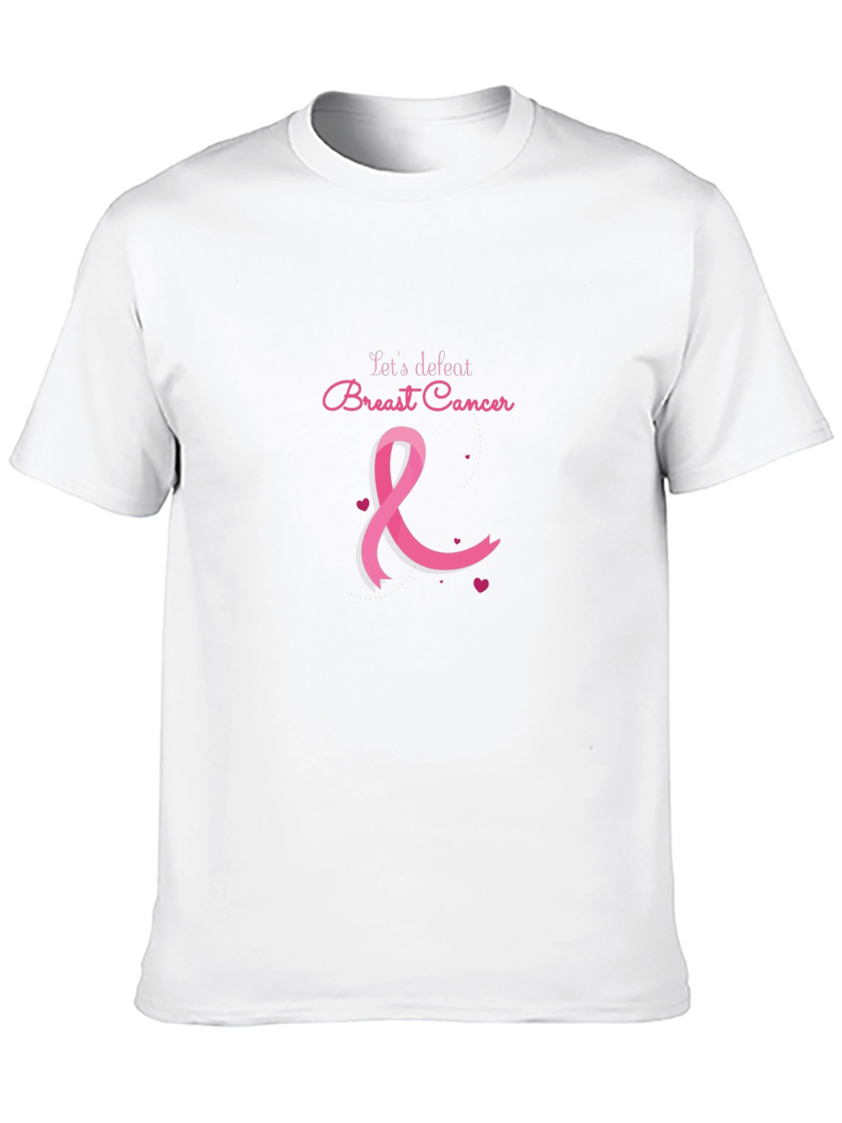 Breast Cancer Awareness T-Shirt - Lets Defeat
