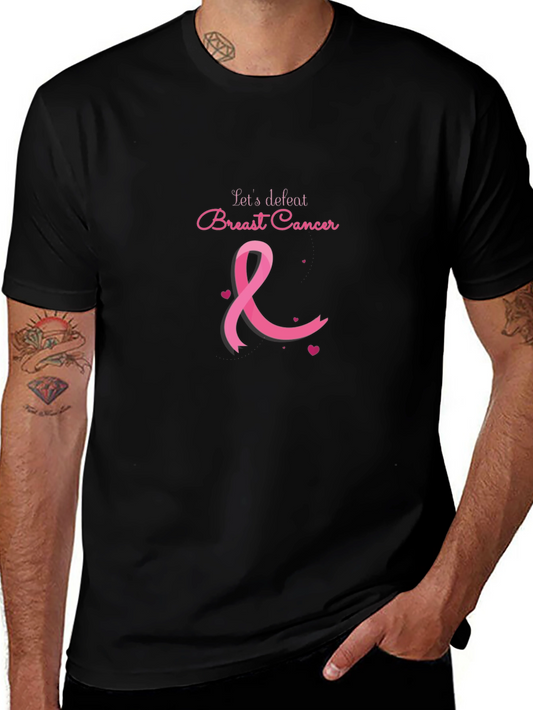 Breast Cancer Awareness T-Shirt - Lets Defeat