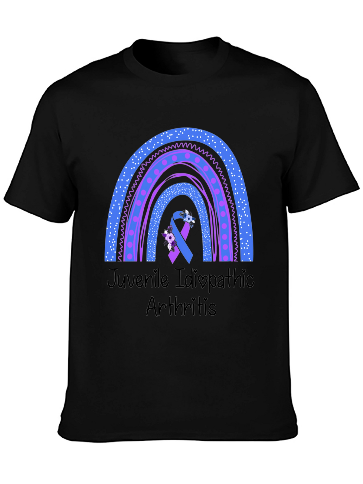 Juvenile Idiopathic Arthritis Awareness Rainbow T-Shirt