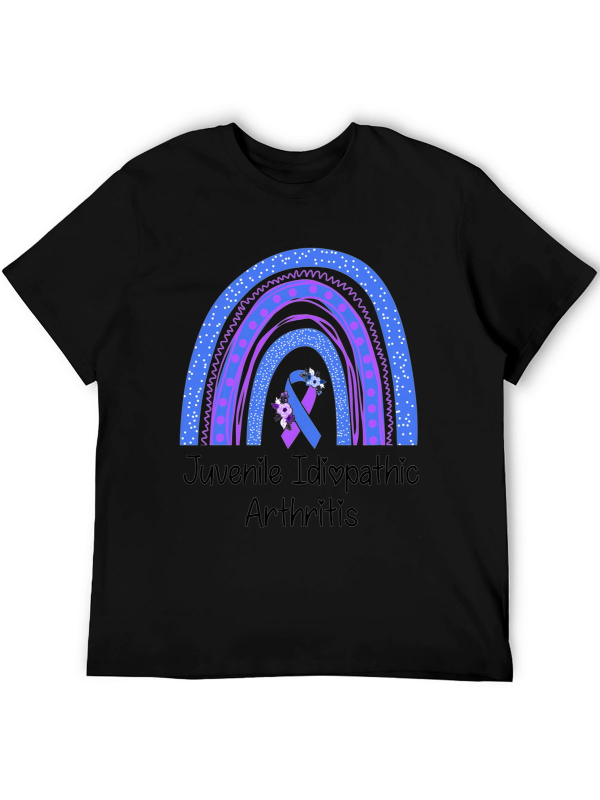 Juvenile Idiopathic Arthritis Awareness Rainbow T-Shirt