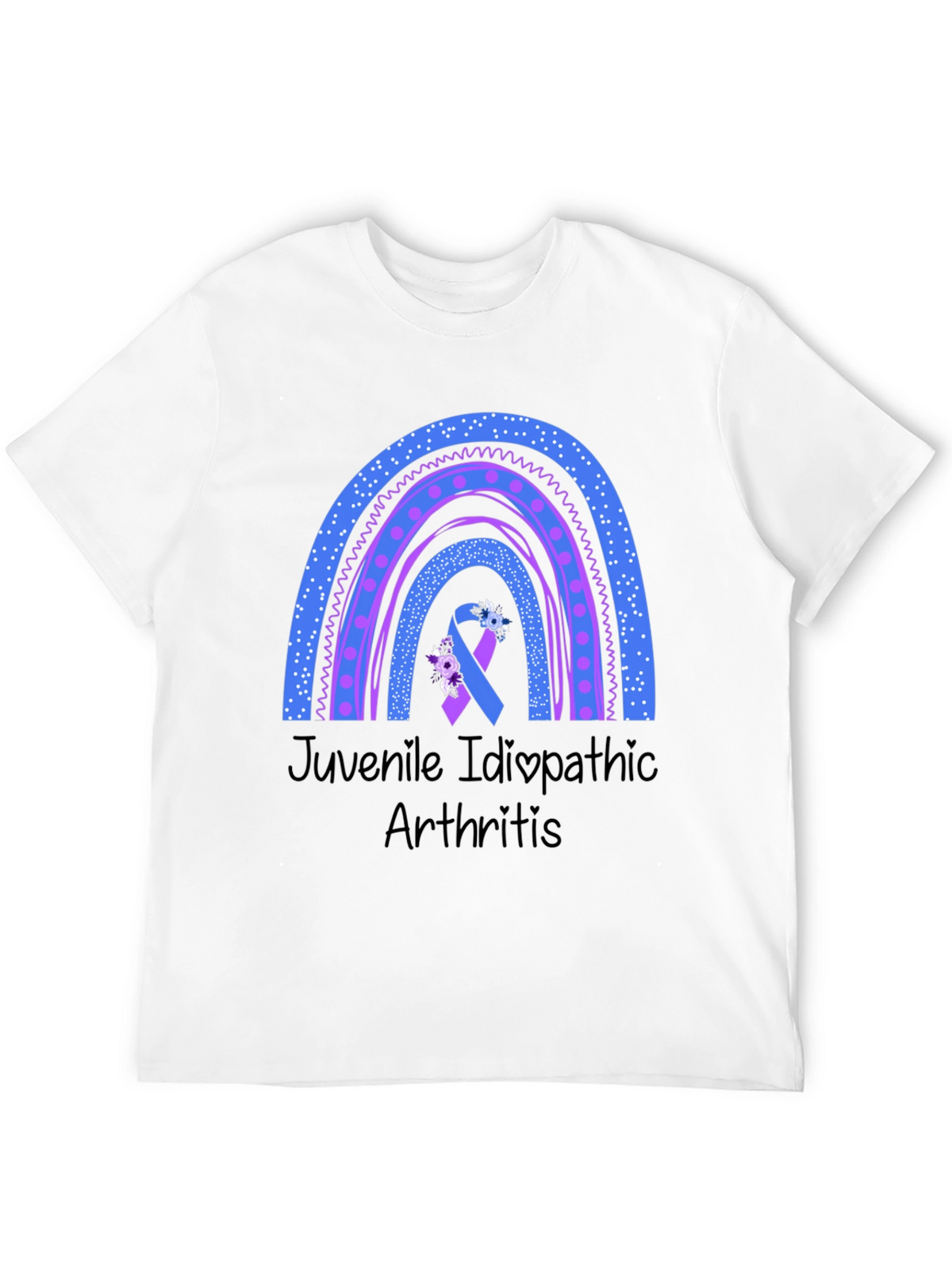 Juvenile Idiopathic Arthritis Awareness Rainbow T-Shirt