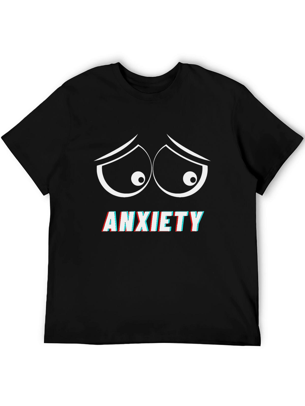 Anxiety Eyes Graphic Tee - Comfort Fit