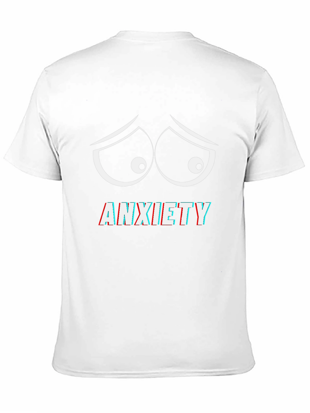 Anxiety Eyes Graphic Tee - Comfort Fit