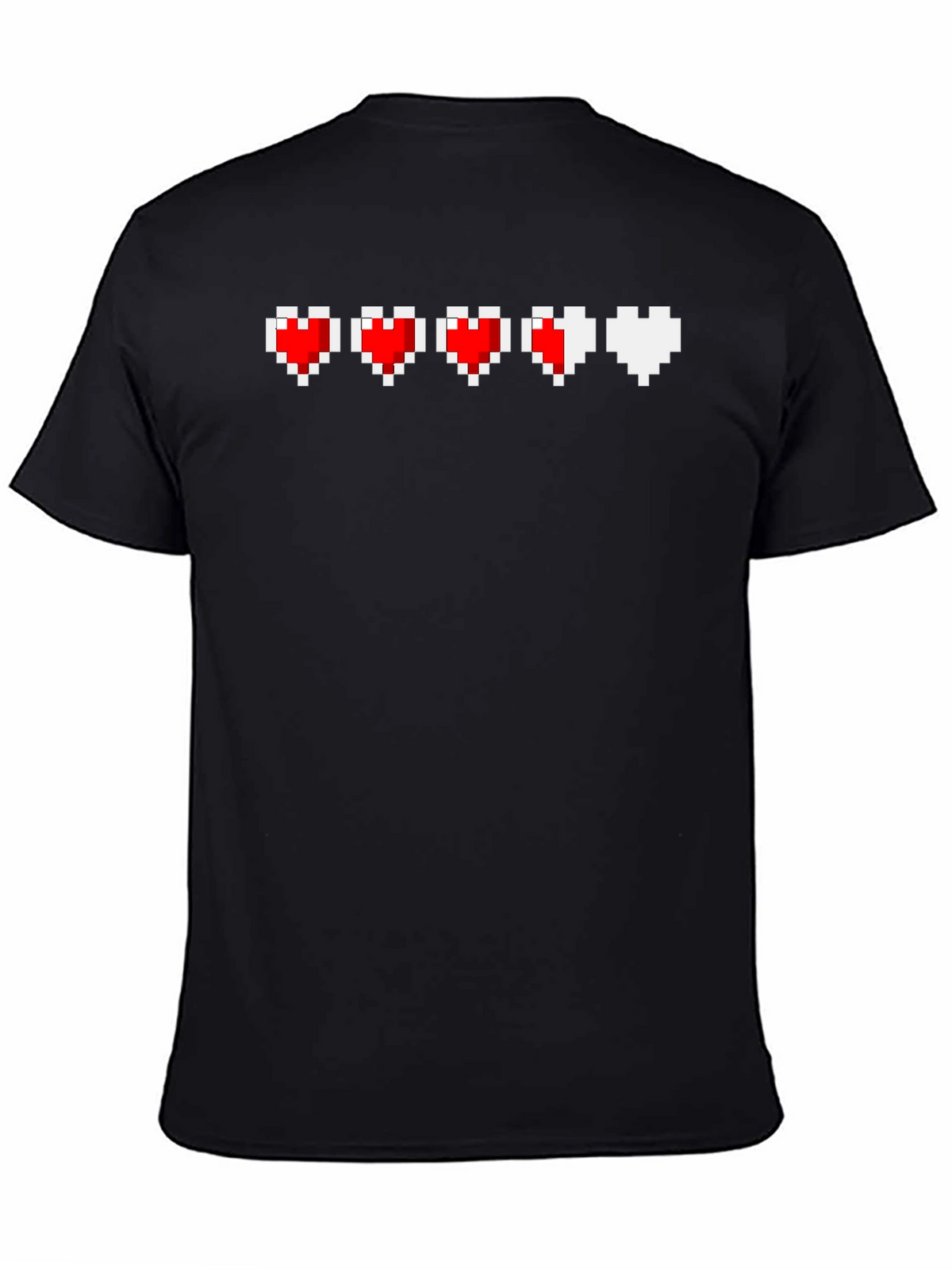 Pixel Heart Life Bar T-Shirt - Gamer Tee