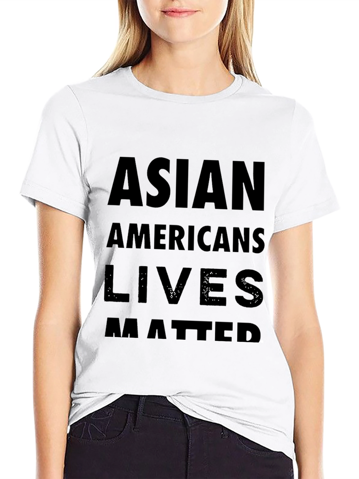 Asian Americans Lives Matter Graphic T-Shirt