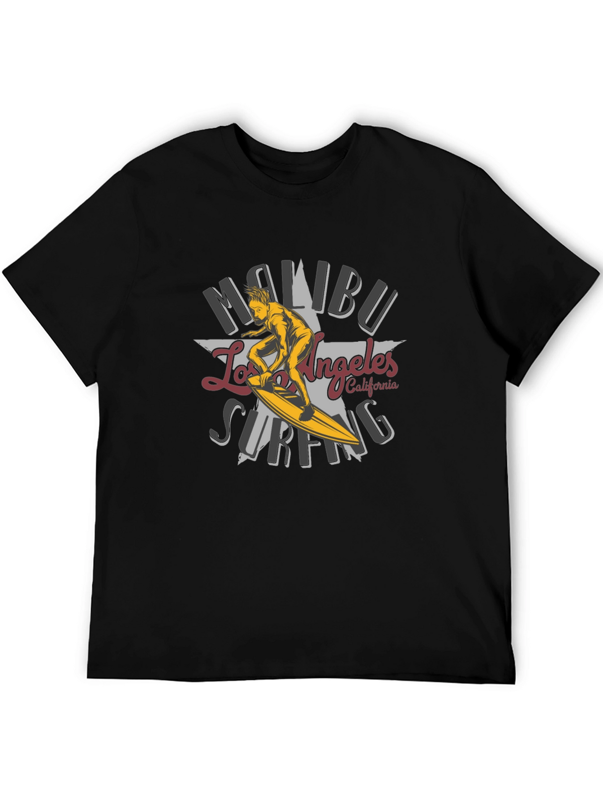 Malibu Surfing Los Angeles T-Shirt