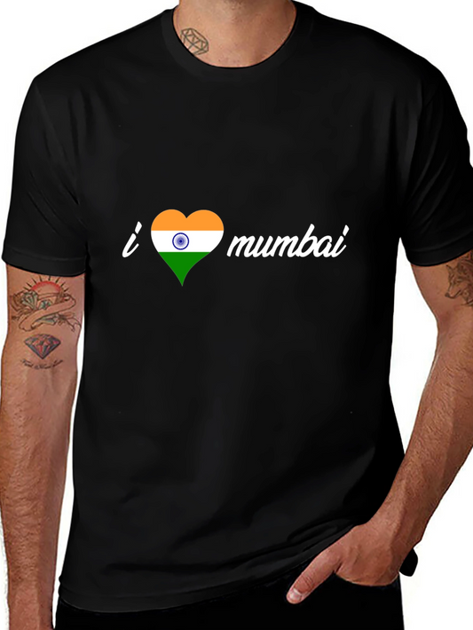 I Heart Mumbai Black T-Shirt