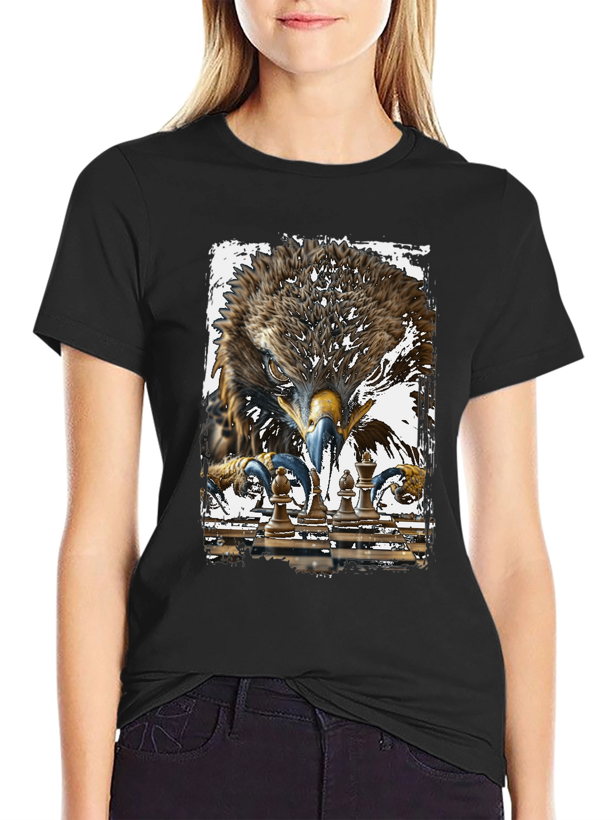 Eagle Chess Master Graphic T-Shirt