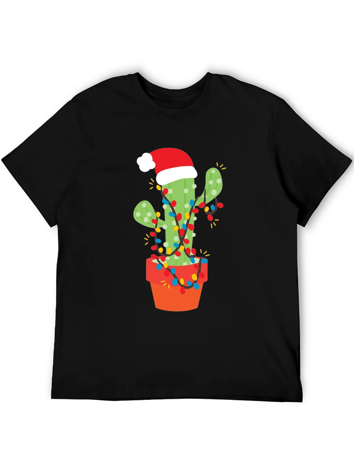 Festive Cactus Christmas T-Shirt - Holiday Cheer!