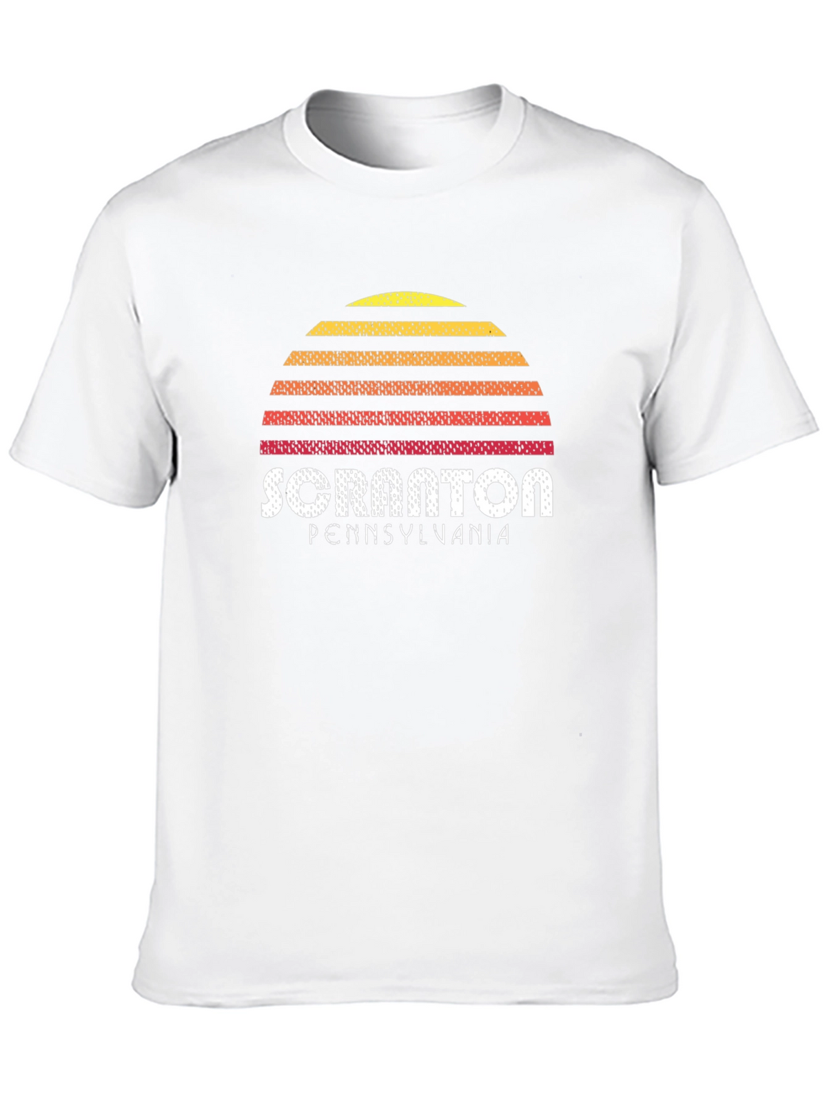 Scranton Pennsylvania Retro Sunset T-Shirt