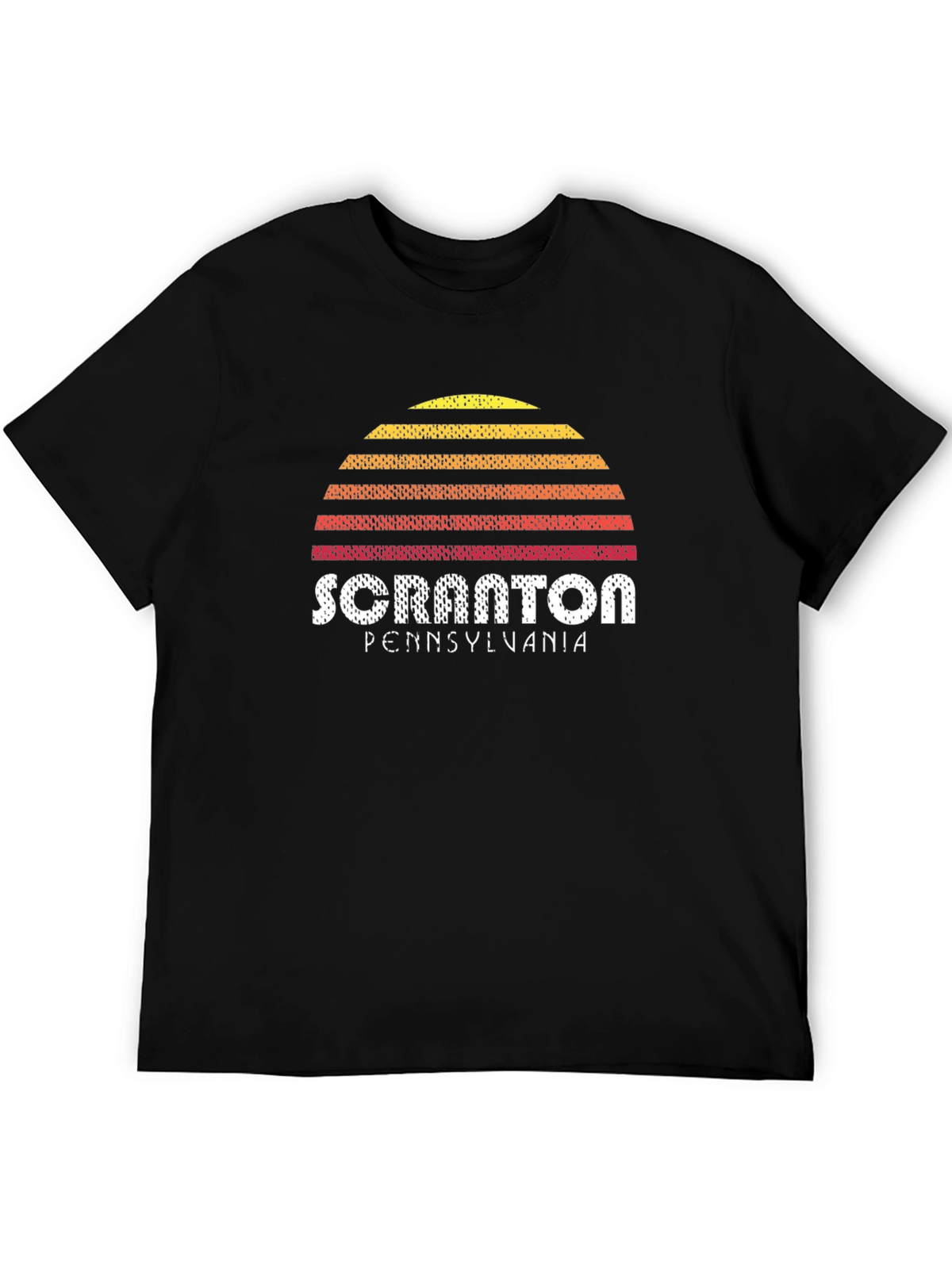 Scranton Pennsylvania Retro Sunset T-Shirt