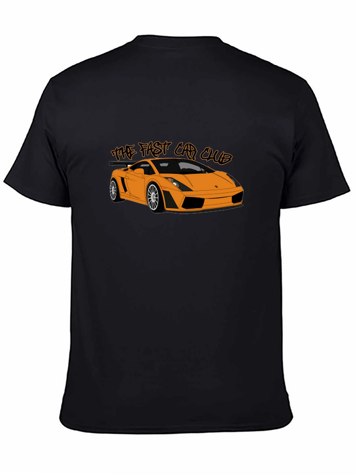 Fast Car Club Graphic Tee - Sleek Automotive Design