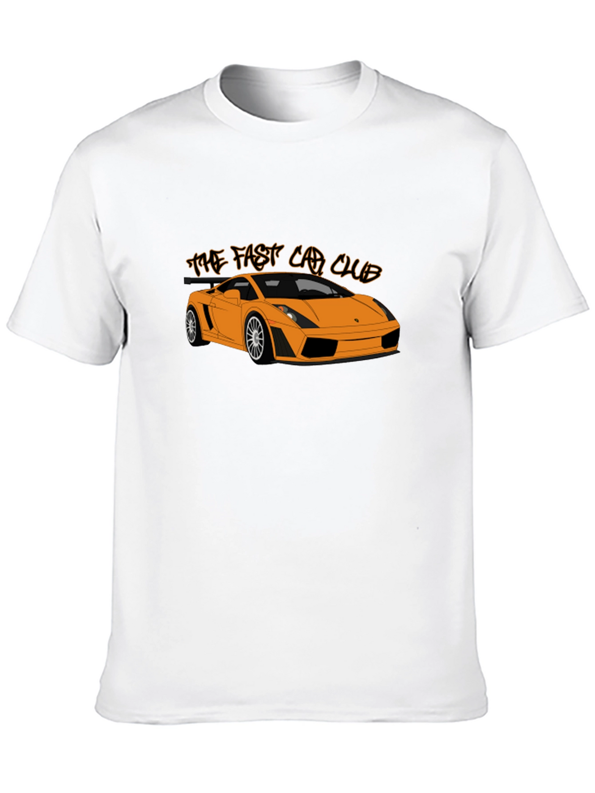 Fast Car Club Graphic Tee - Sleek Automotive Design
