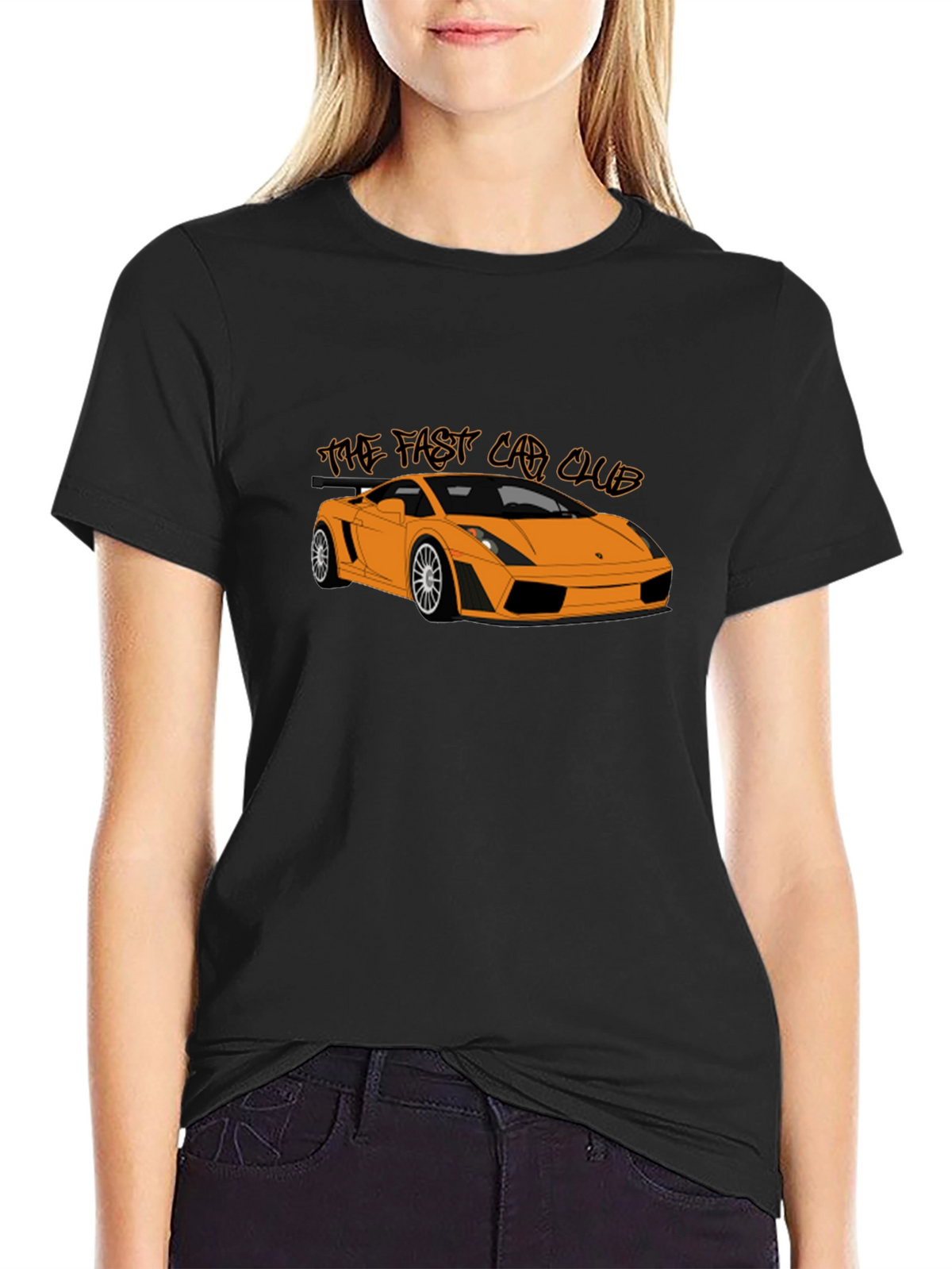 Fast Car Club Graphic Tee - Sleek Automotive Design