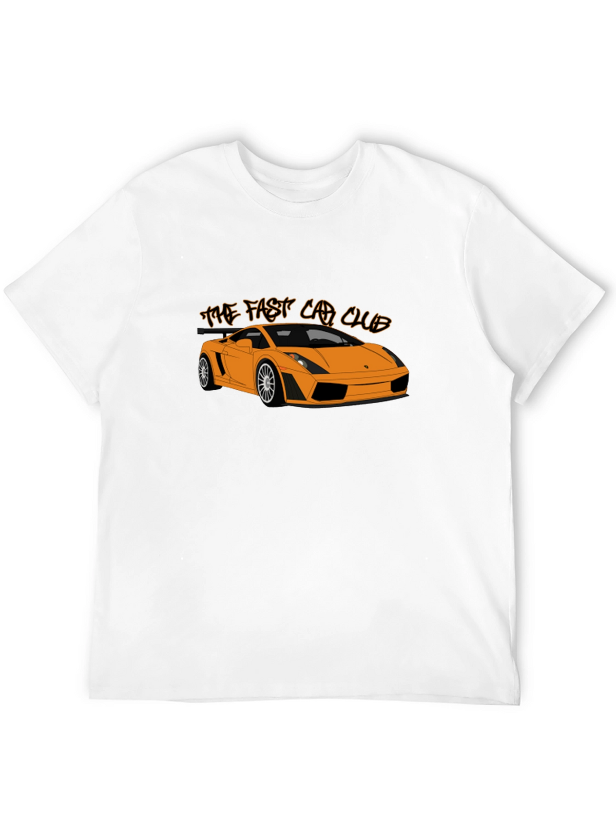 Fast Car Club Graphic Tee - Sleek Automotive Design