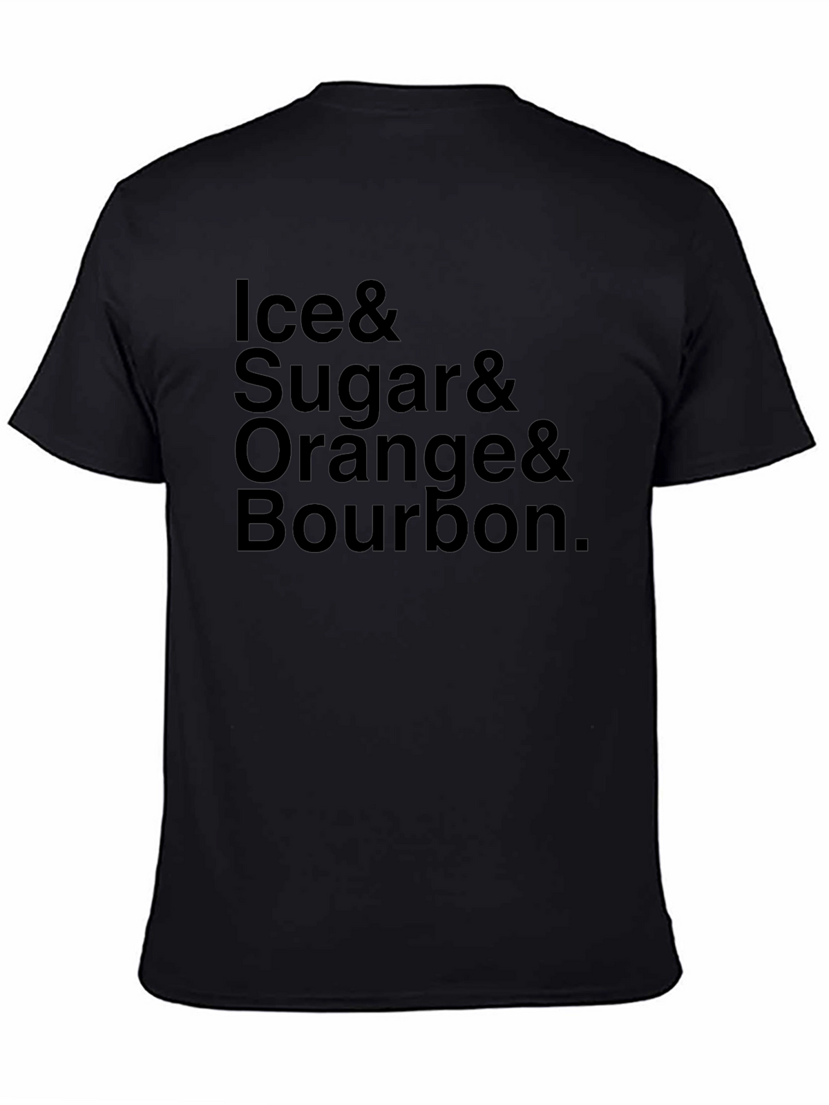 Ice Sugar Orange Bourbon Cocktail T-Shirt
