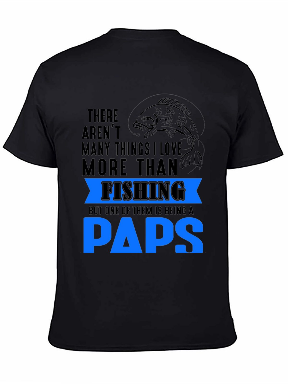 Fishing Paps Graphic T-Shirt