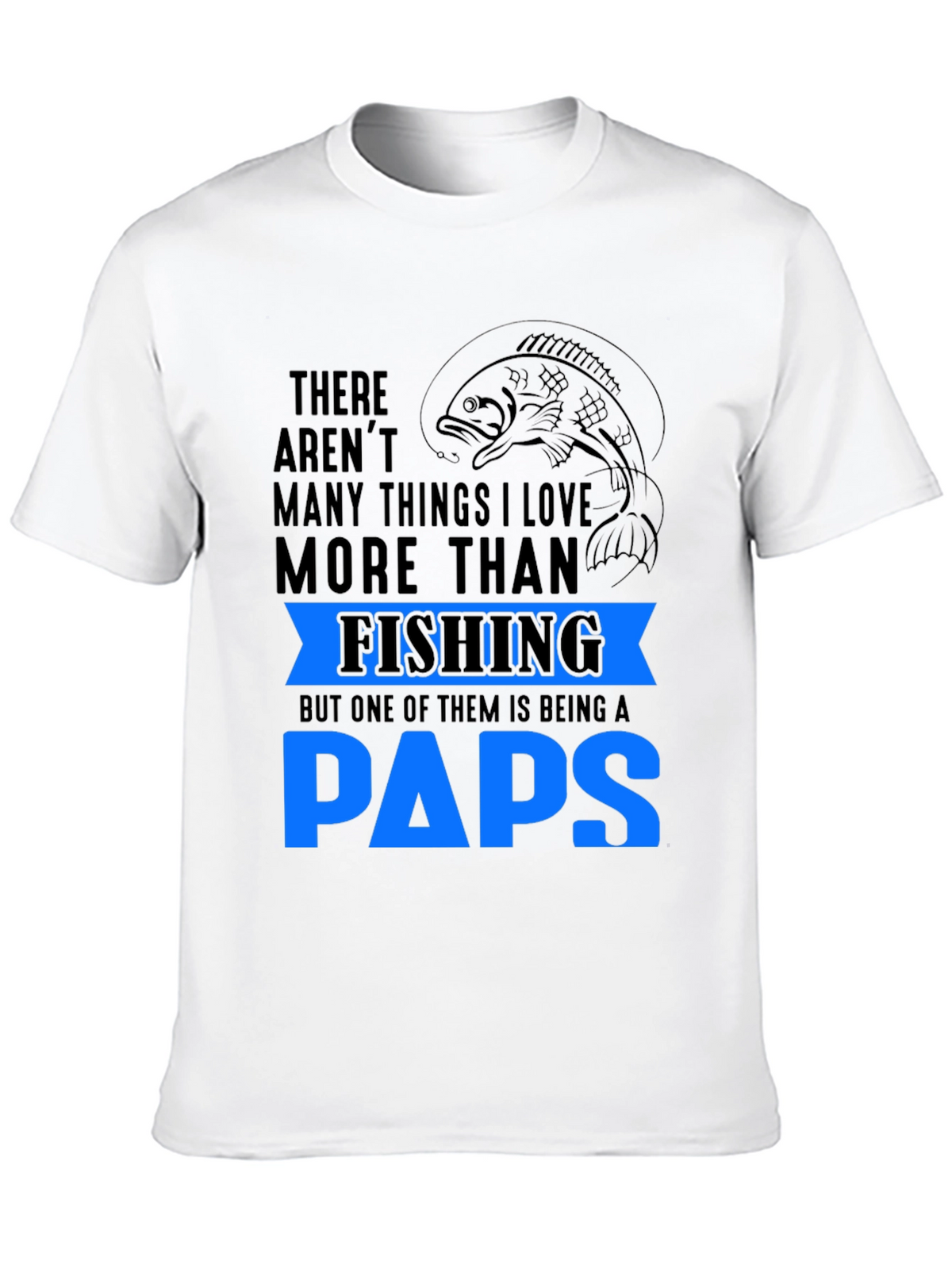 Fishing Paps Graphic T-Shirt