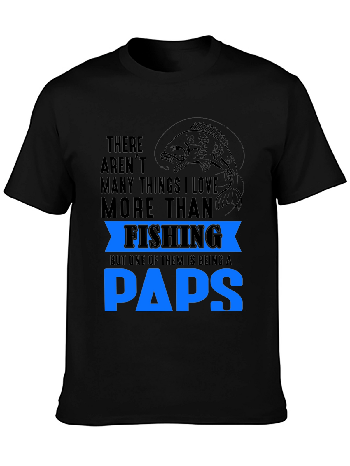 Fishing Paps Graphic T-Shirt